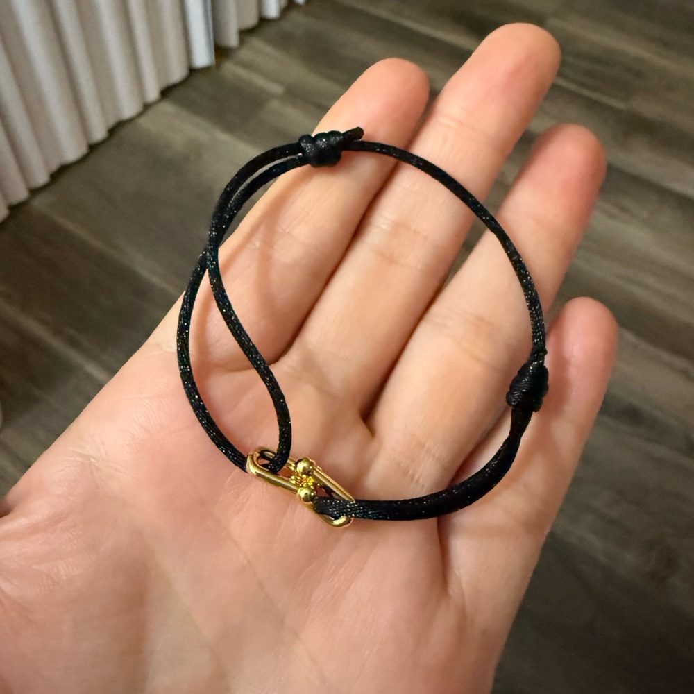 Celine13 Midnight Luxe String Bracelet – Adjustable with‎ Copper Clasp